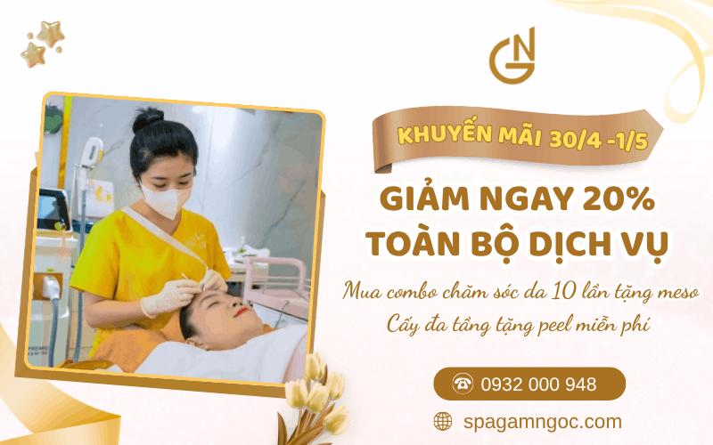 Khuyến mãi làm đẹp 30/4 -1/5