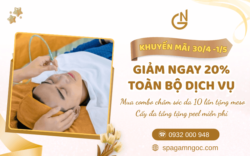 Khuyến mãi làm đẹp 30/4 -1/5