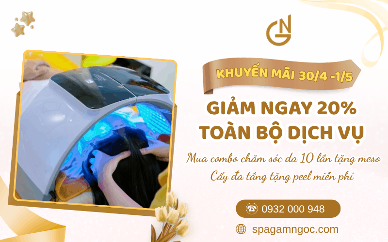 Khuyến mãi làm đẹp 30/4 -1/5